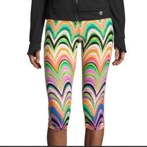 Trina Turk Leggings multi color Capri leggings